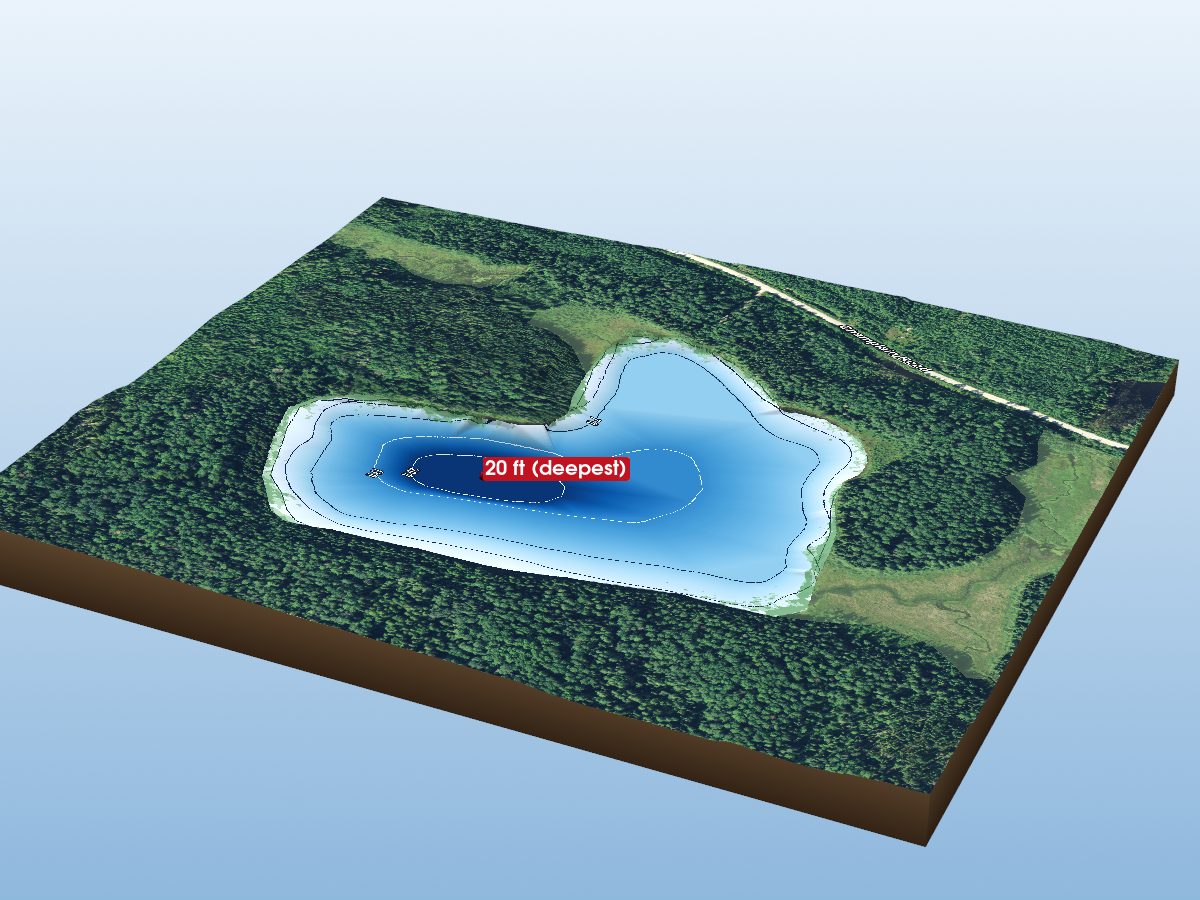Depth map of Abbot Lake 5