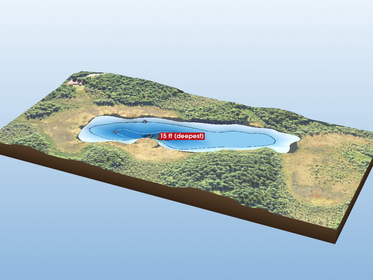 Depth map of Als Lake