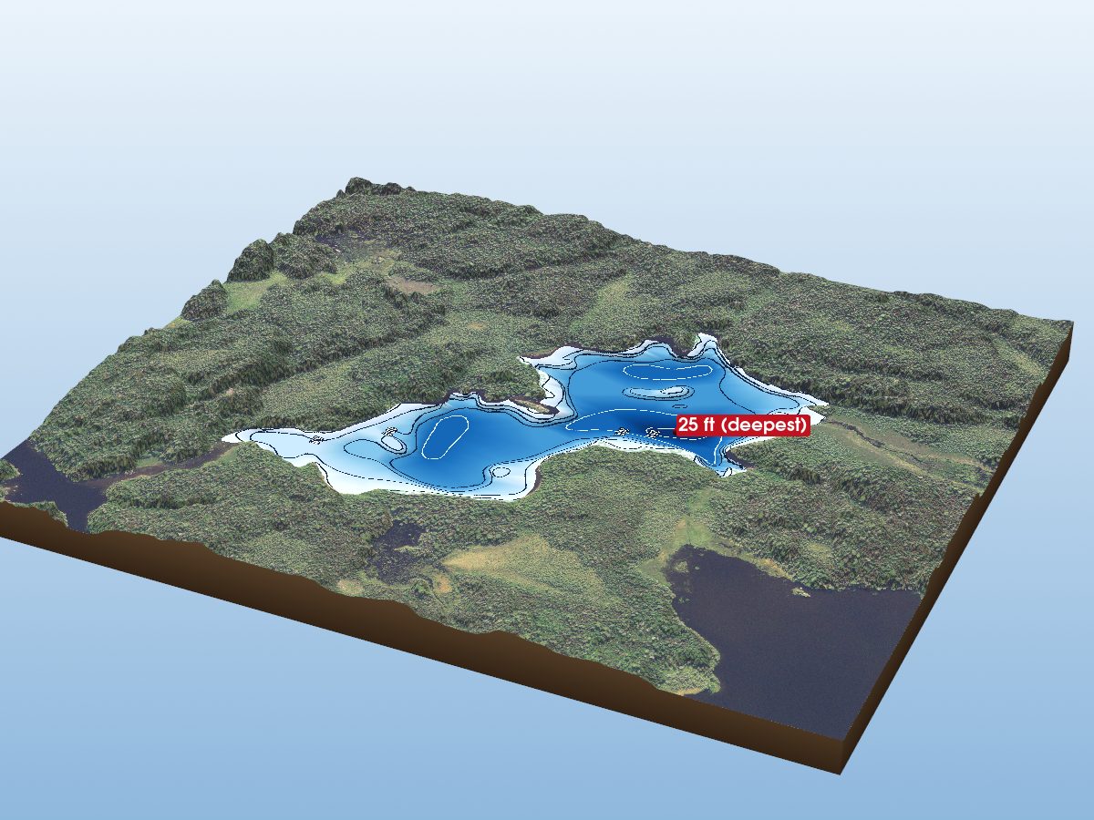 Depth map of Amber Lake