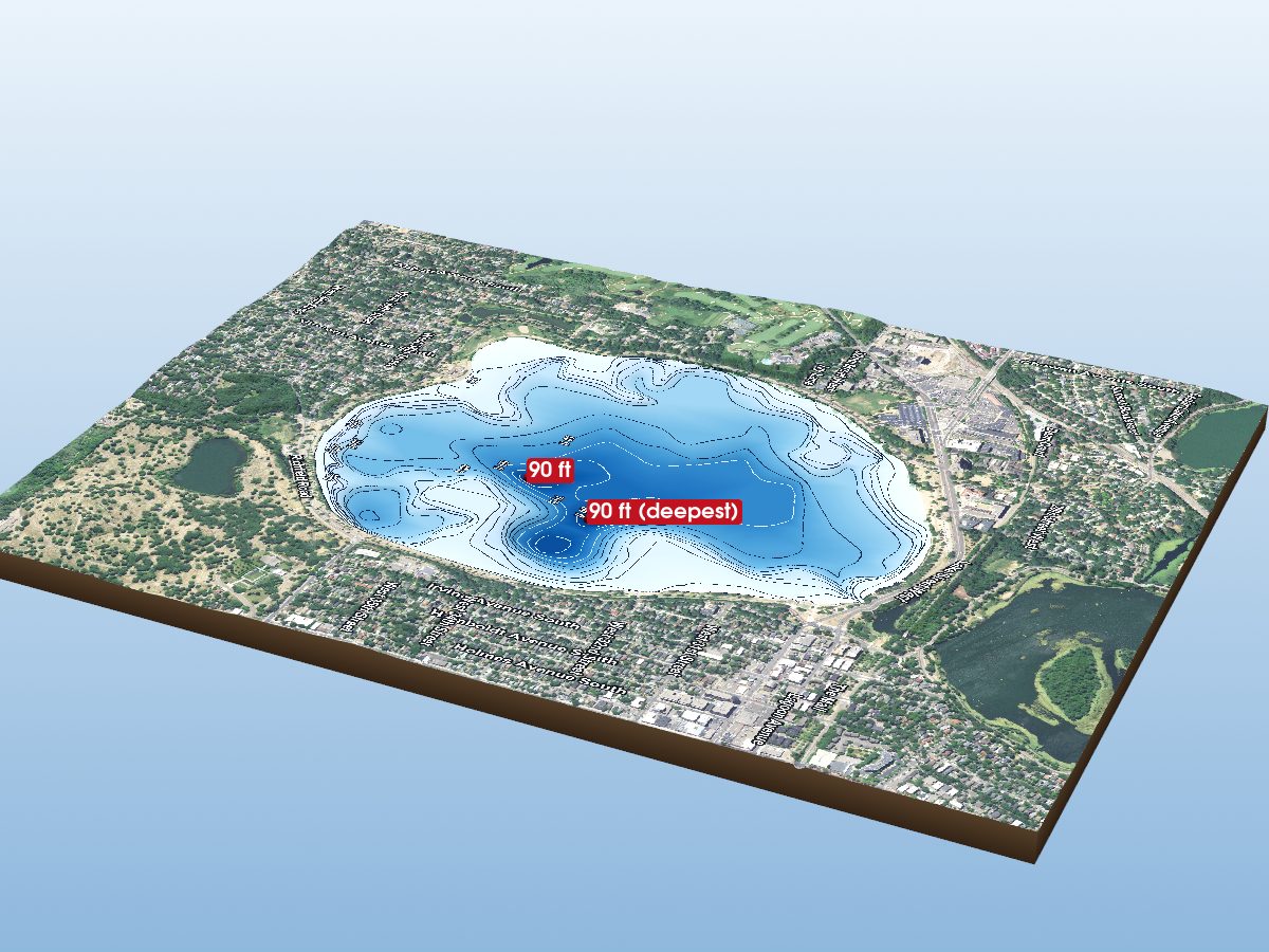 Depth map of Bde Maka Ska