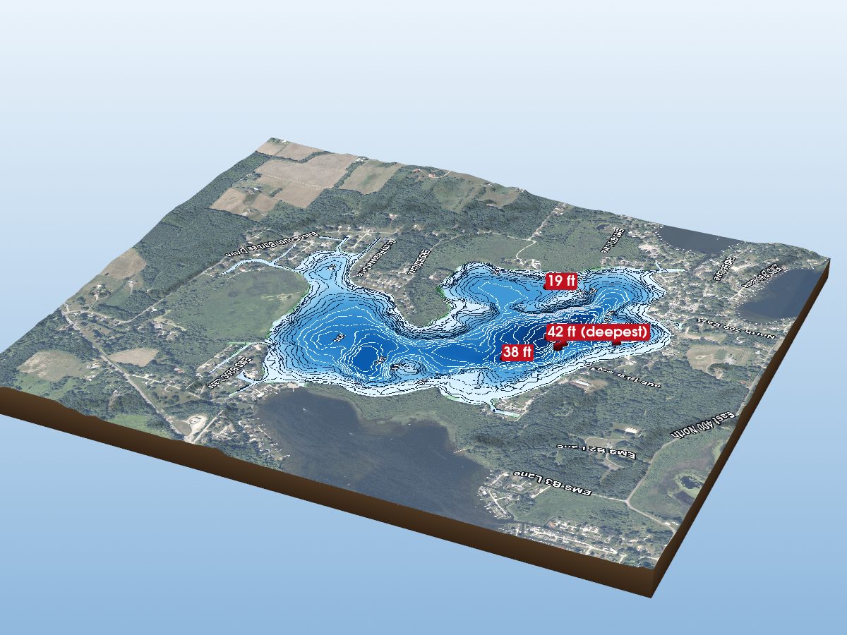 Depth map of Big Barbee