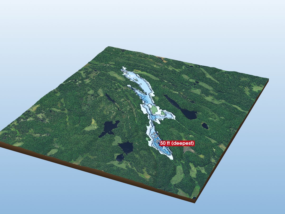 Depth map of BIG DEER LAKE