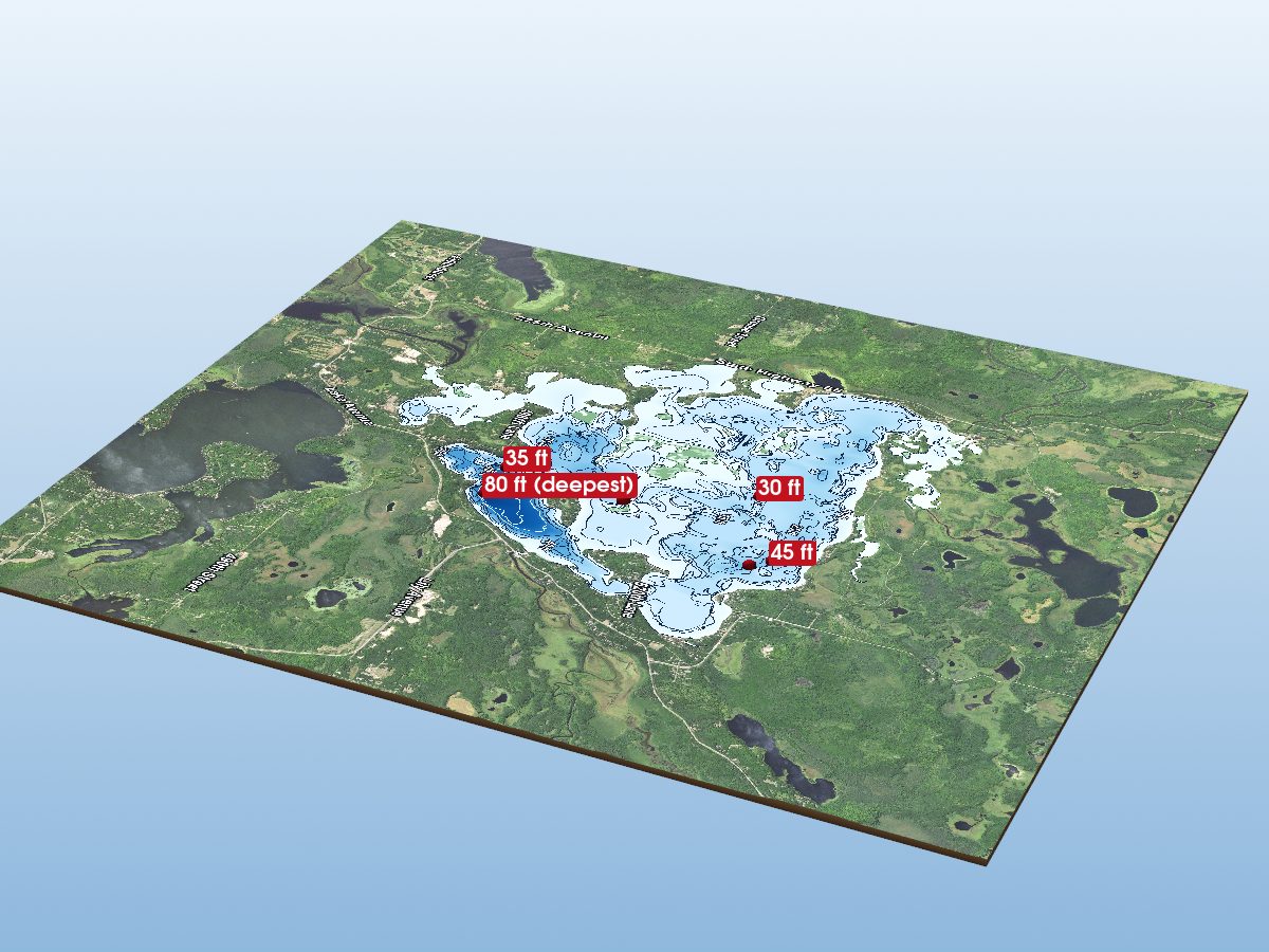 Aitkin County lakes