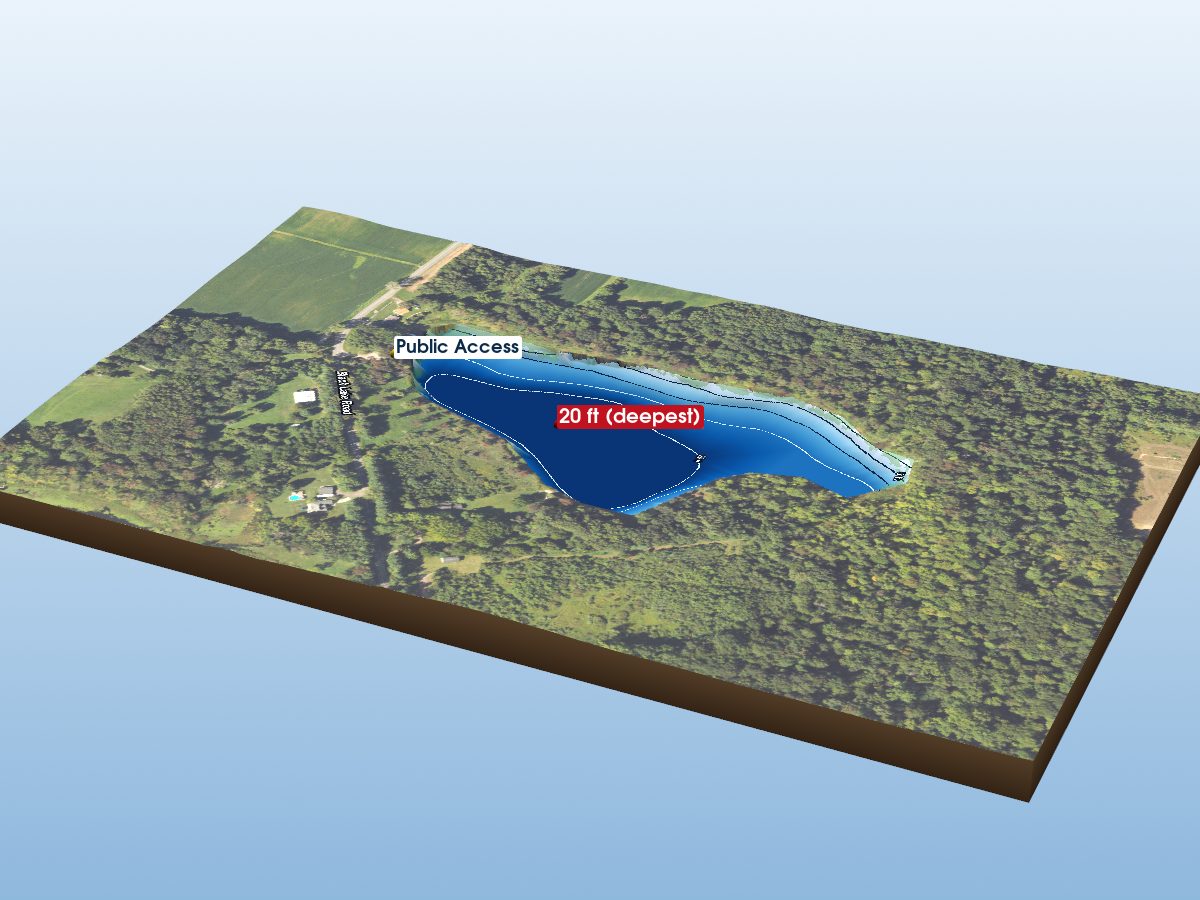 Depth map of Black Lake