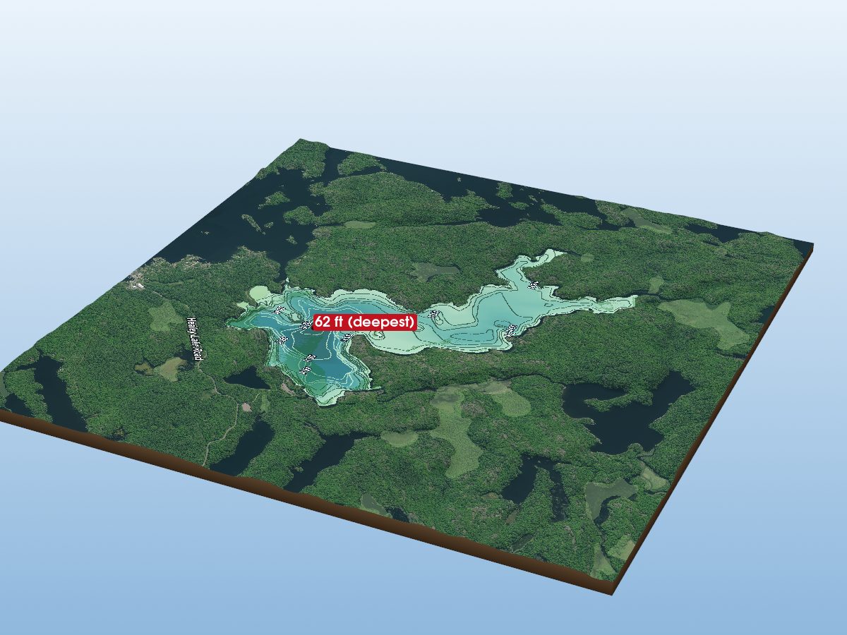 Depth map of Blackstone Harbour
