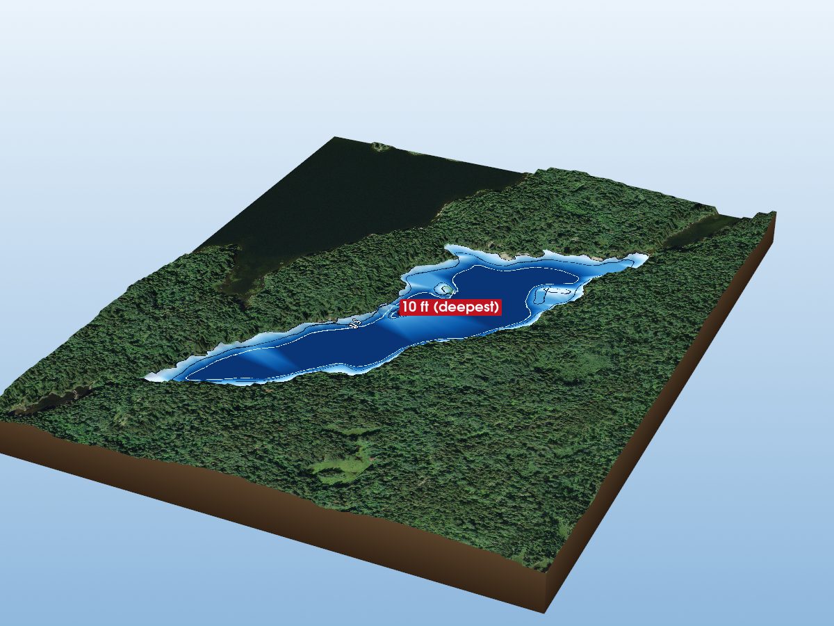 Depth map of Block 5 Lake 30