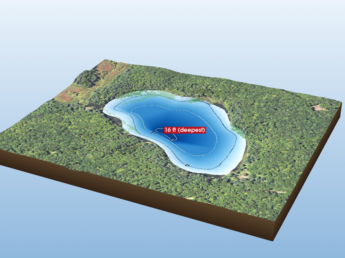 Depth map of Camp Seven Alke