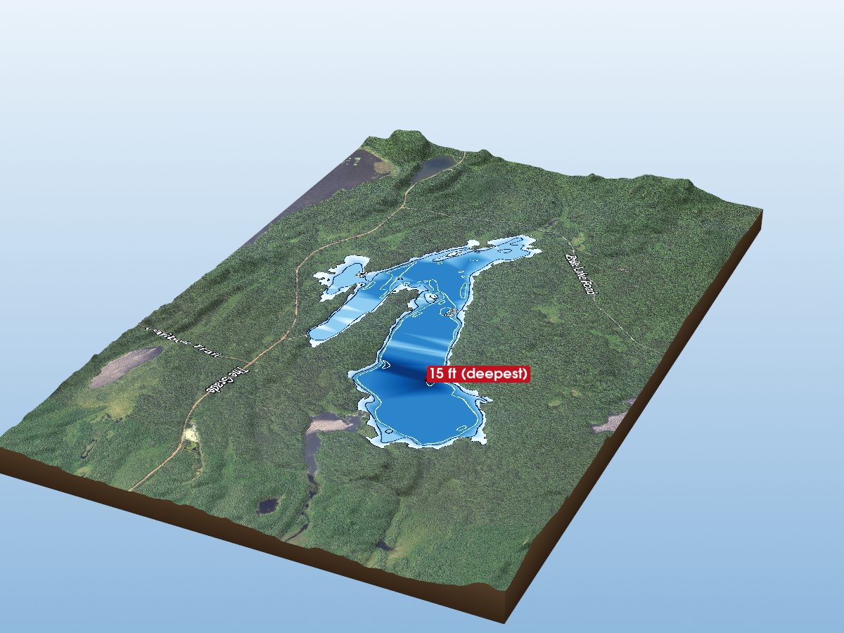 Depth map of Cascade Lake