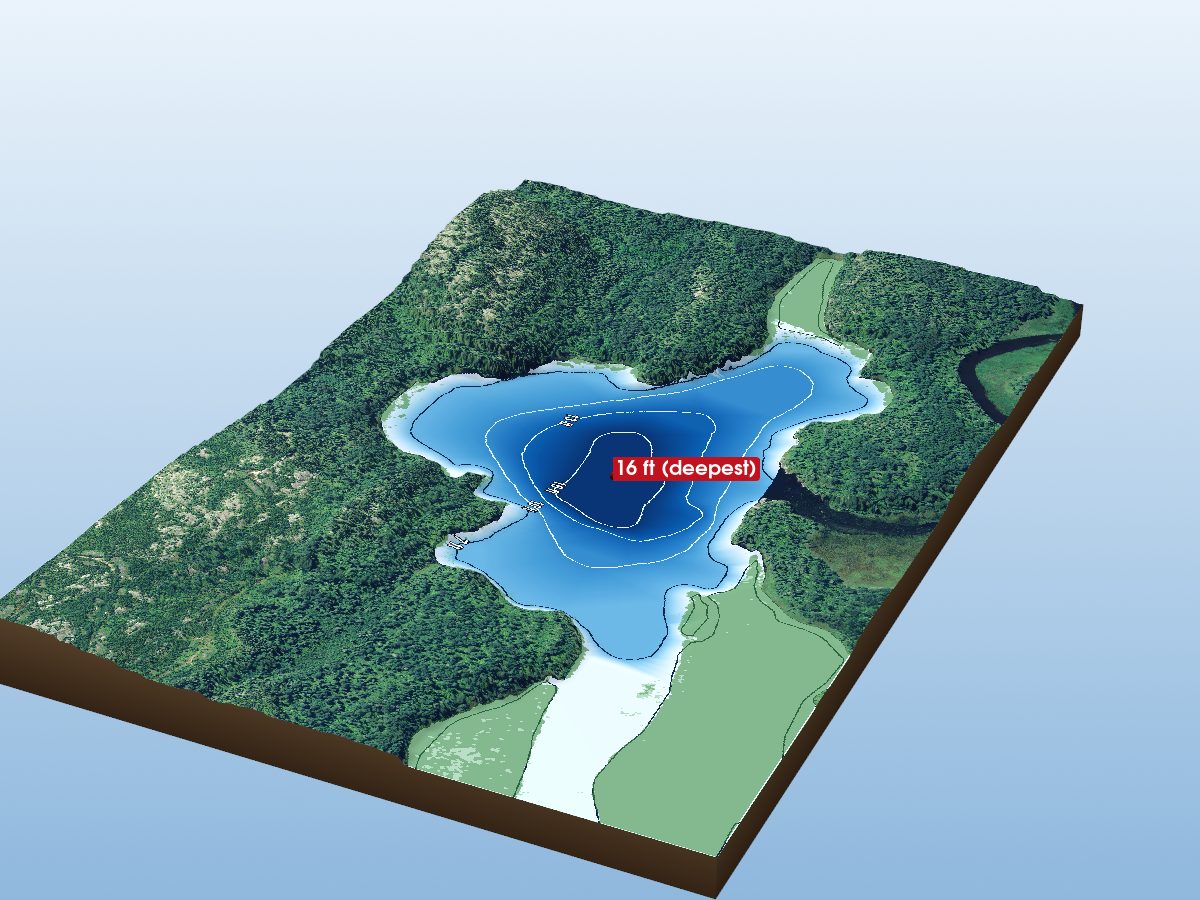 Depth map of Columbus L.