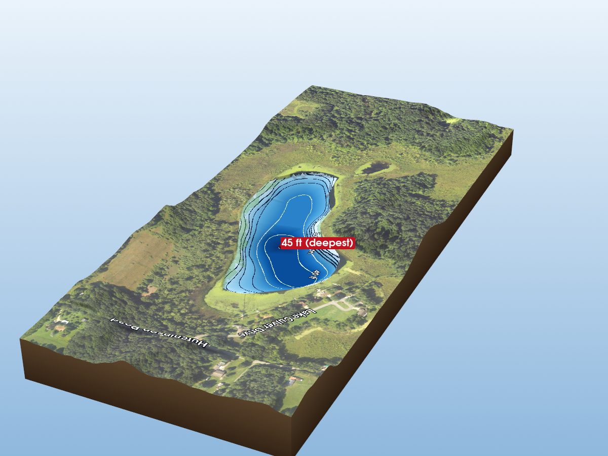 Depth map of Culver Lake