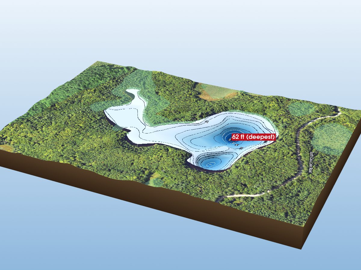 Depth map of Dutch Lake