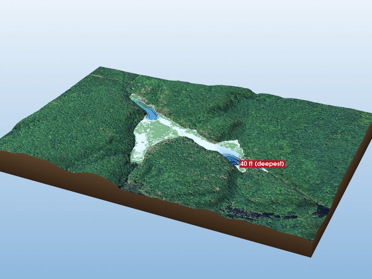 Depth map of Emerson Lake