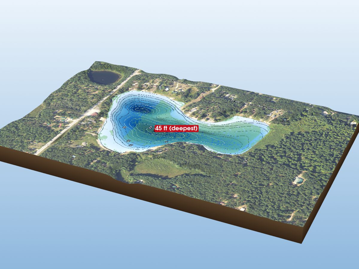 Depth map of Emerson Lake