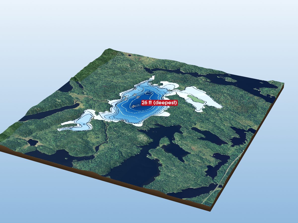 Depth map of Fog Lake