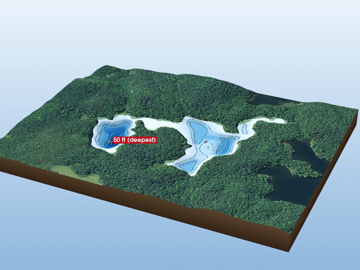 Depth map of Foggy Swiss Lake