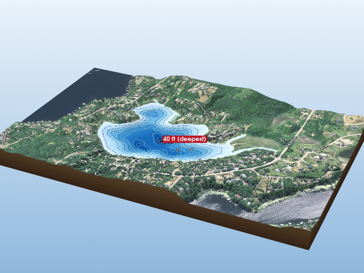 Depth map of Forest Lake