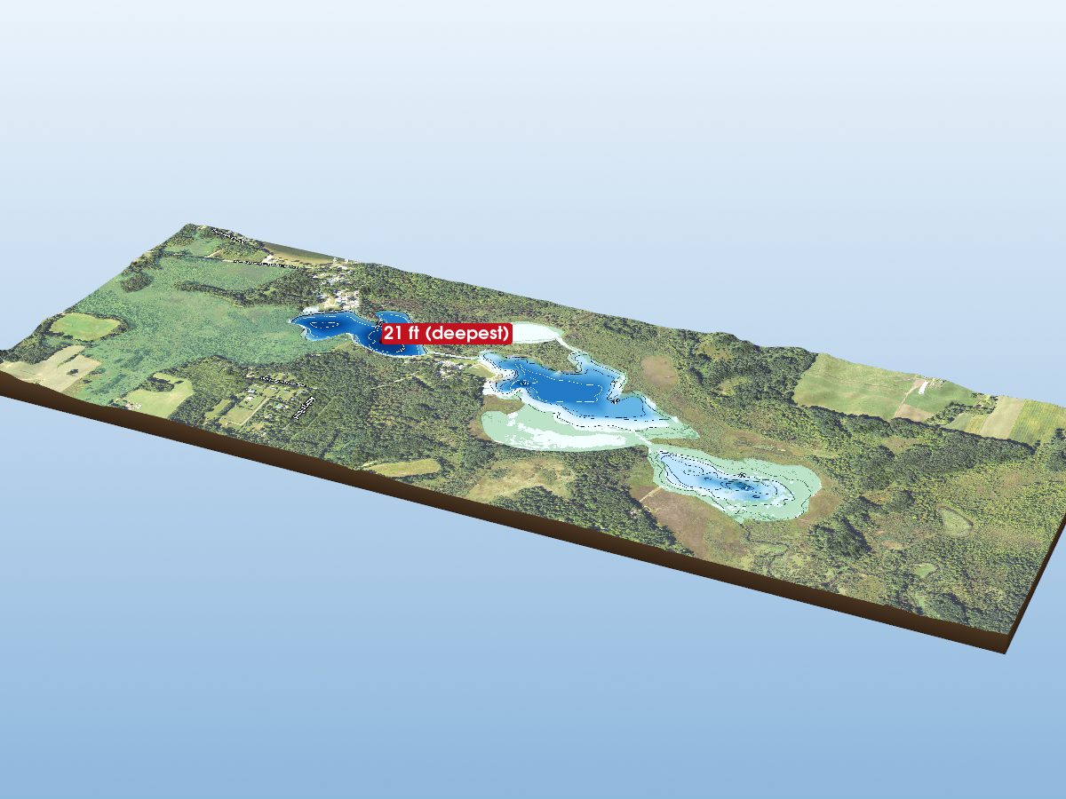 Depth map of Freymuth Lak