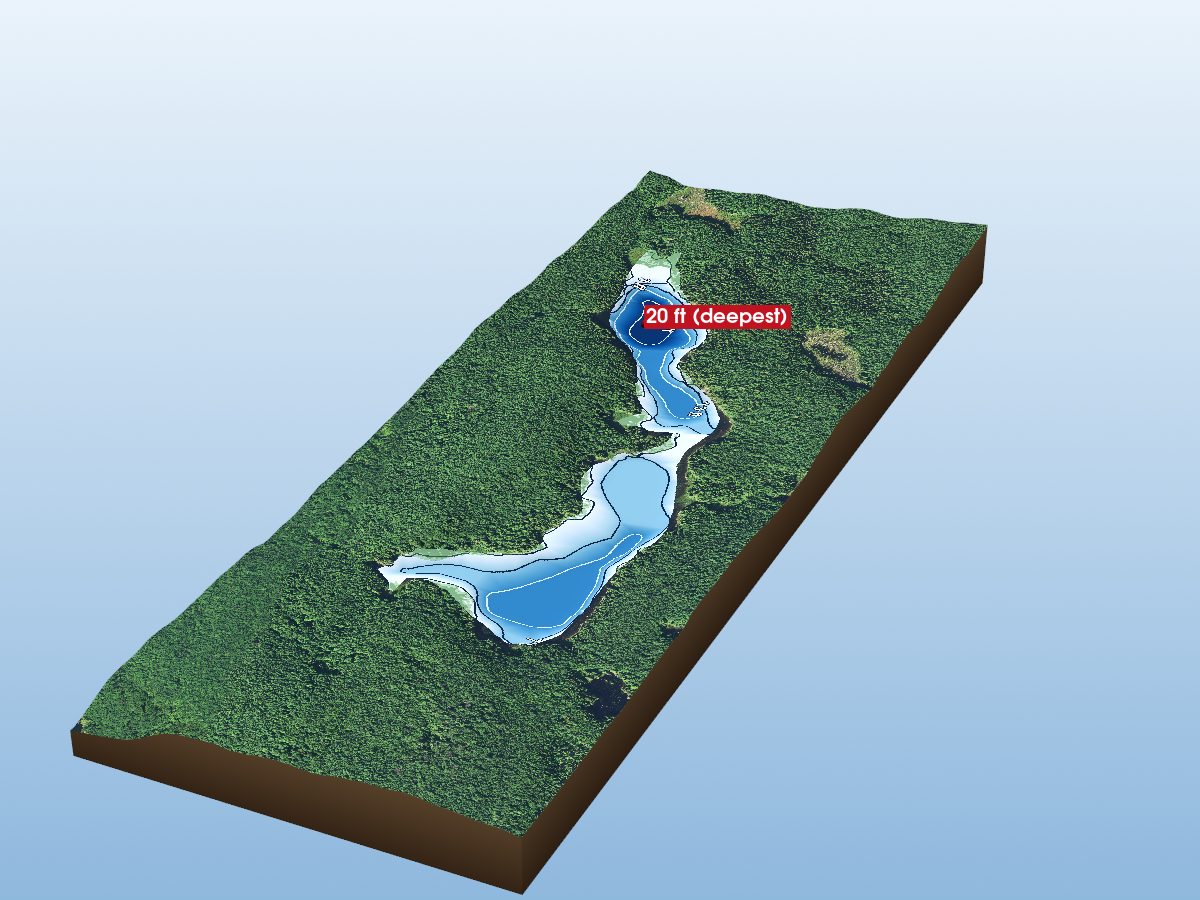 Depth map of German Lake
