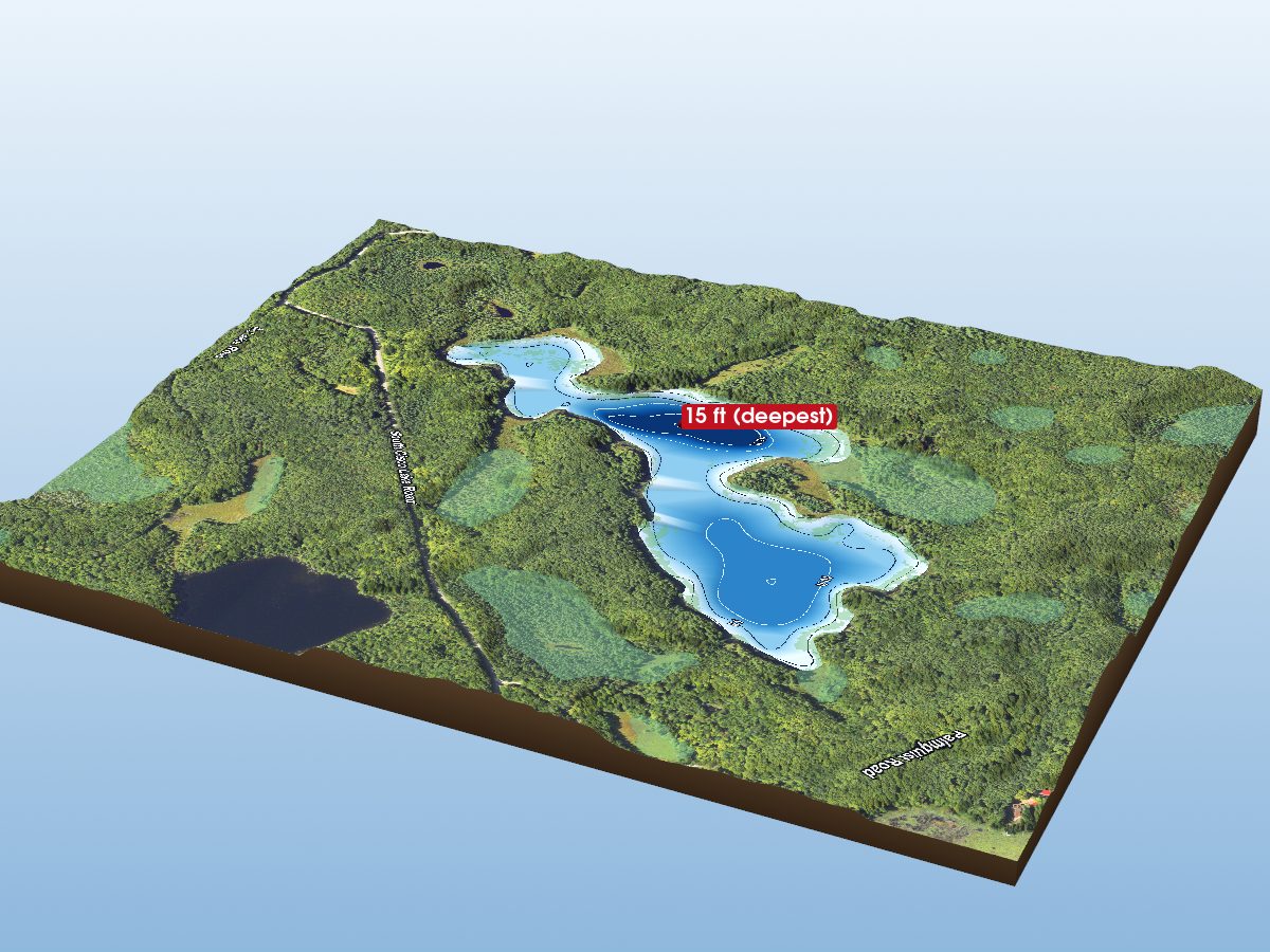 Depth map of Gray Lake
