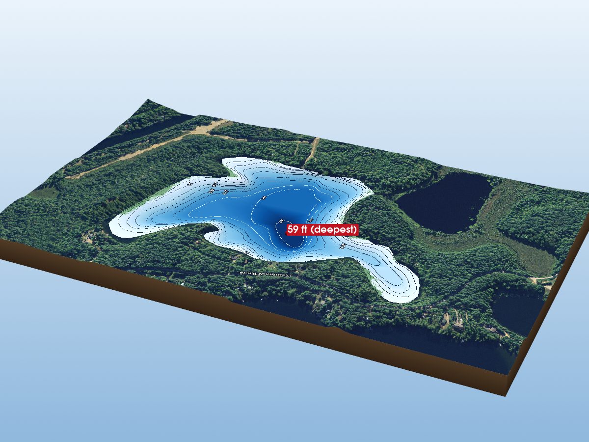 Depth map of Green Lake