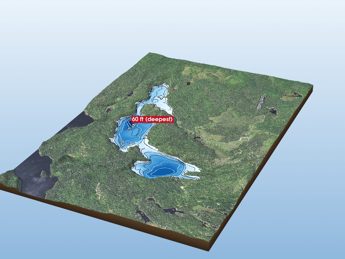 Depth map of High Lake