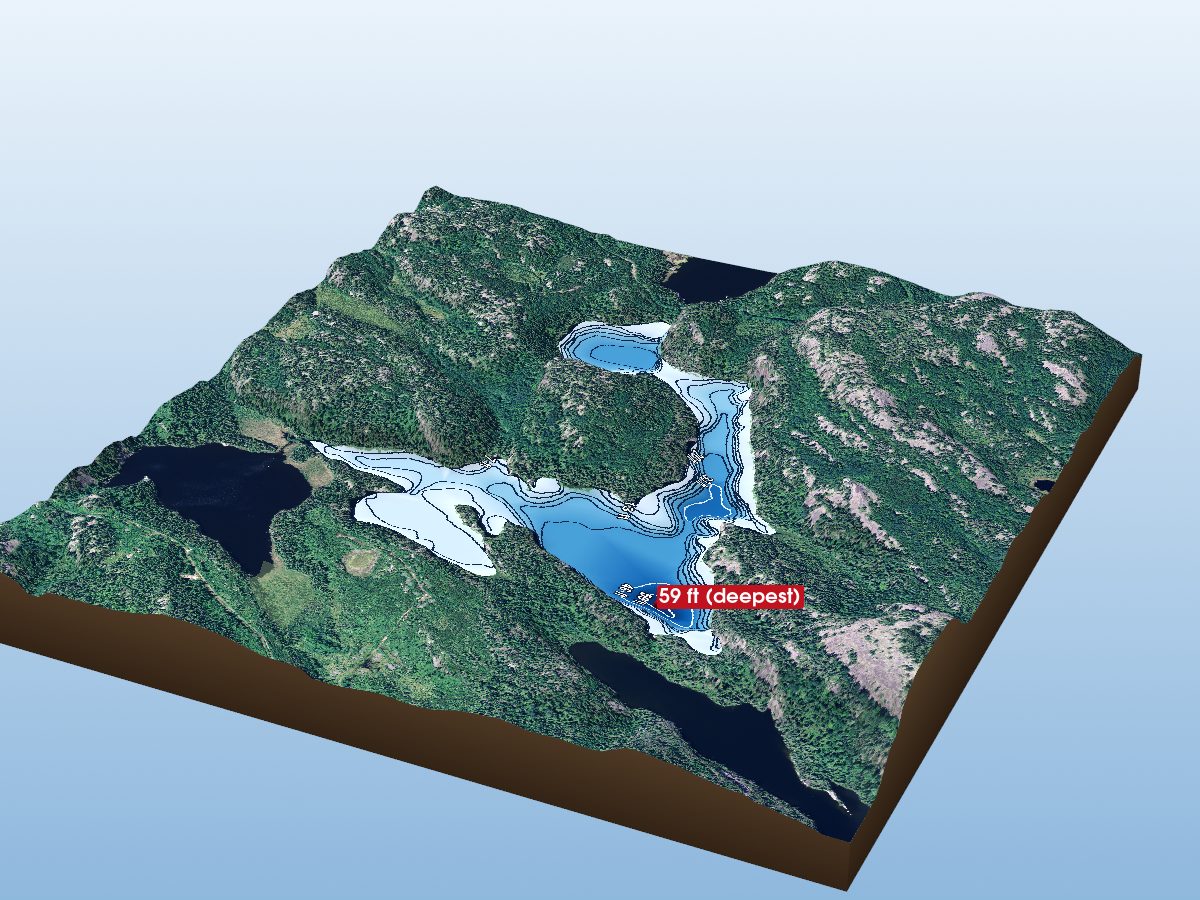 Depth map of Horseshoe L.