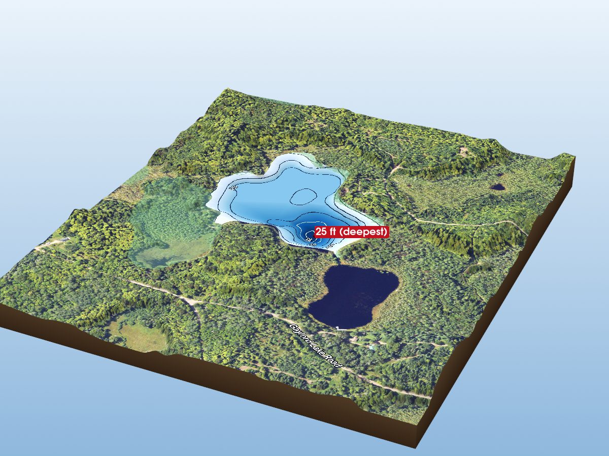 Depth map of Image Lake