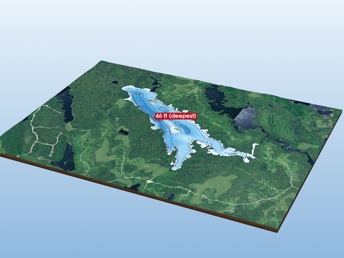 Depth map of Jemar Lake