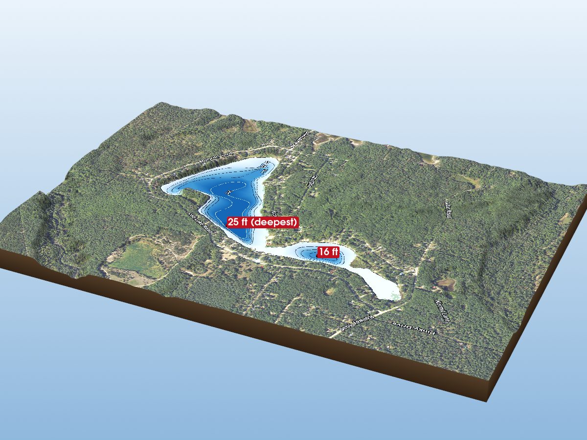 Depth map of Jose Lake