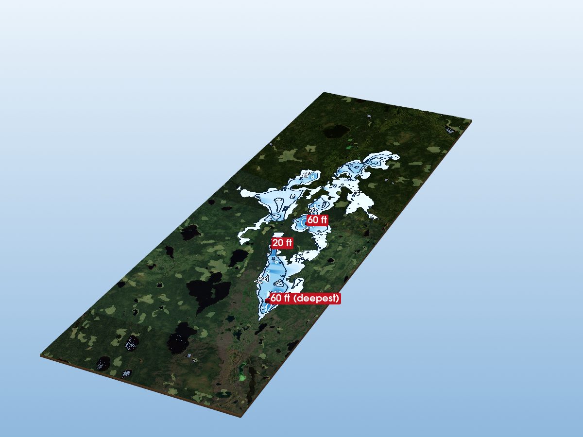Depth map of Keezhik Lake