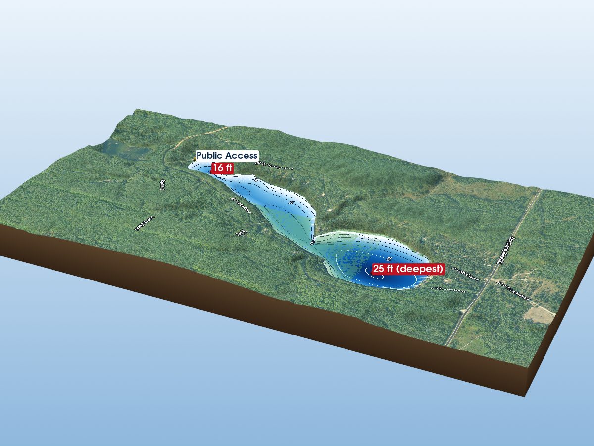Depth map of KP Lake