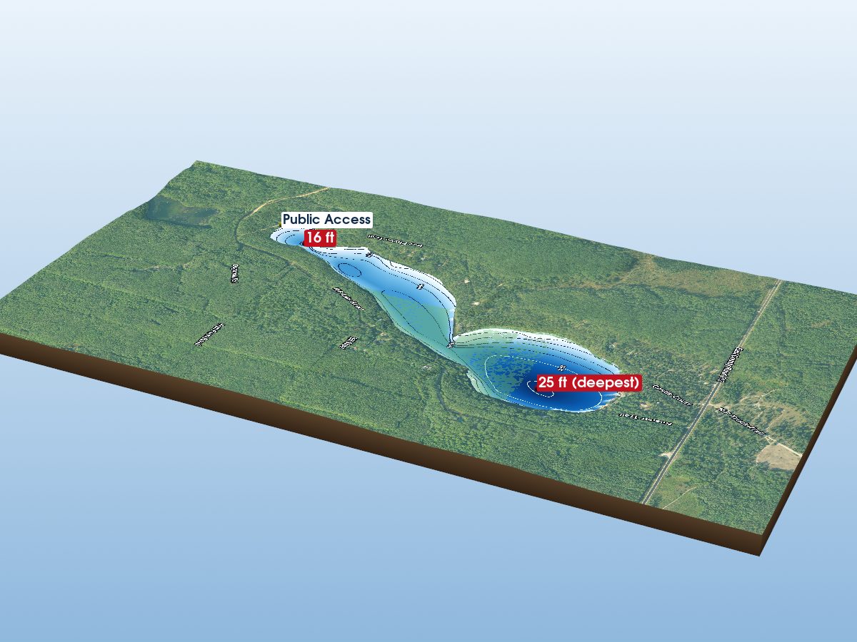 Depth map of KP Lake