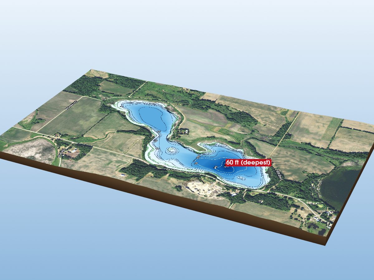 Depth map of Lady Lake