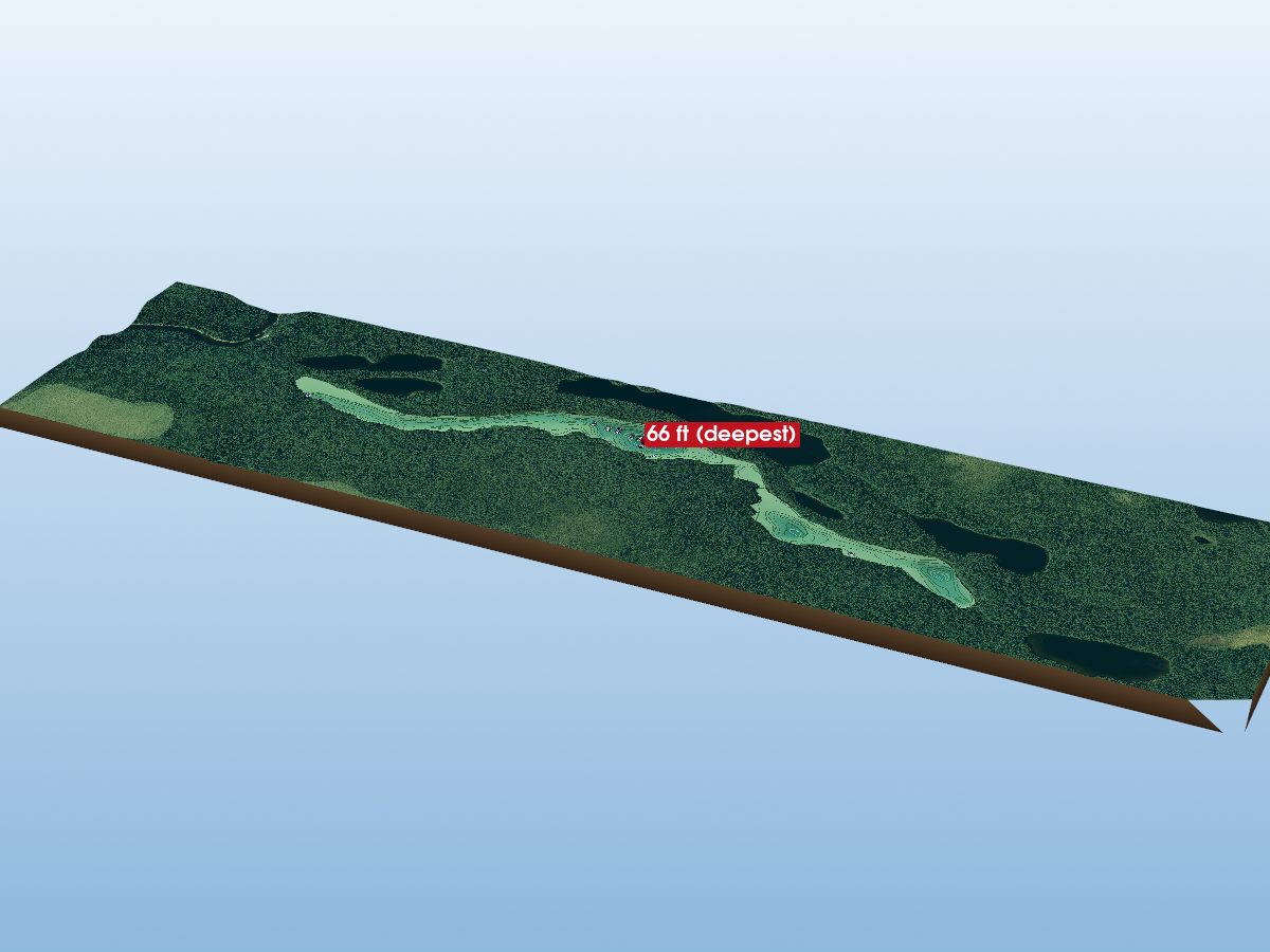 Depth map of Lake 19E-72
