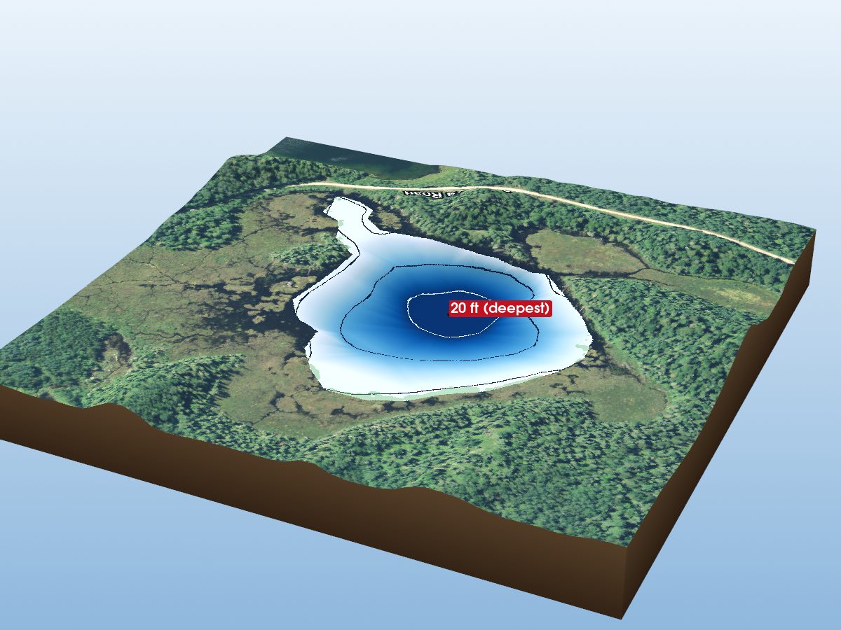 Depth map of Lake #26