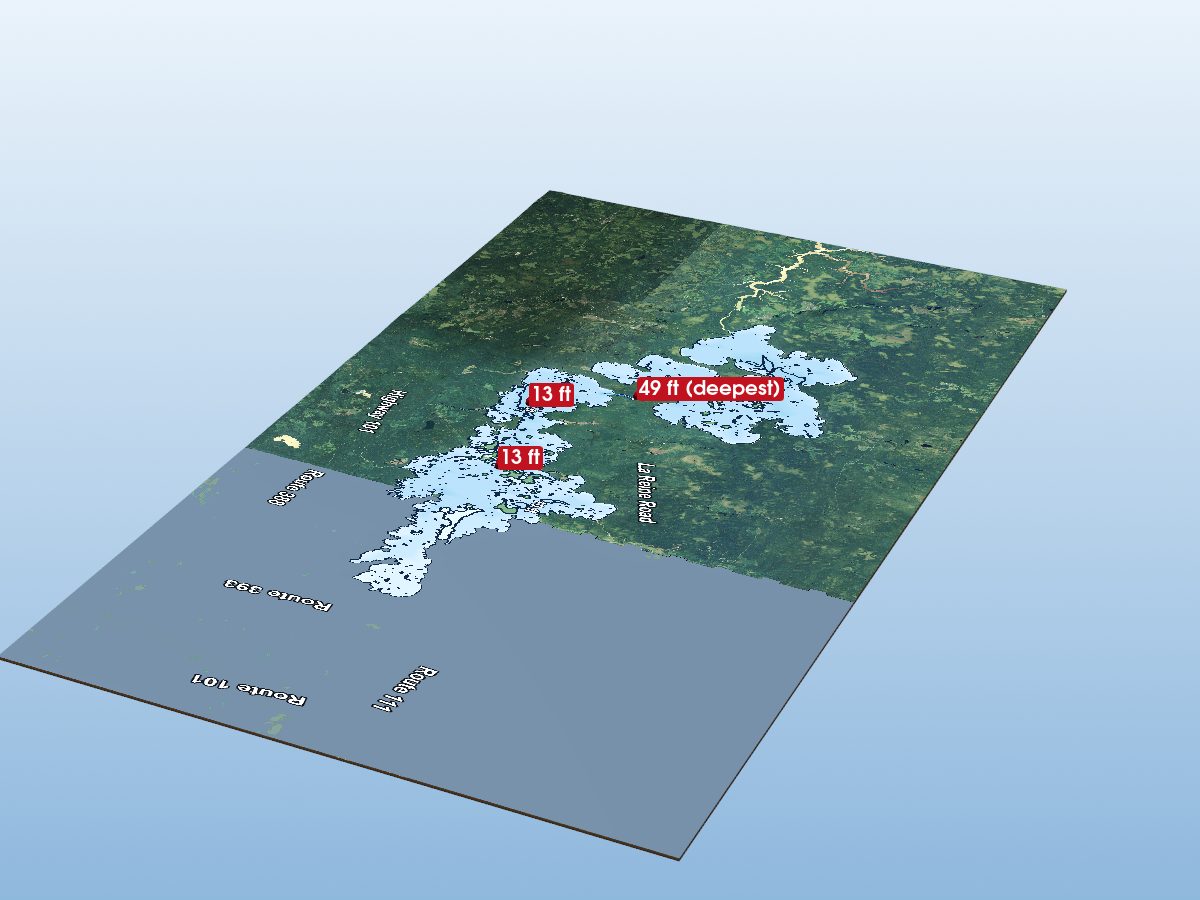 Cochrane District lakes