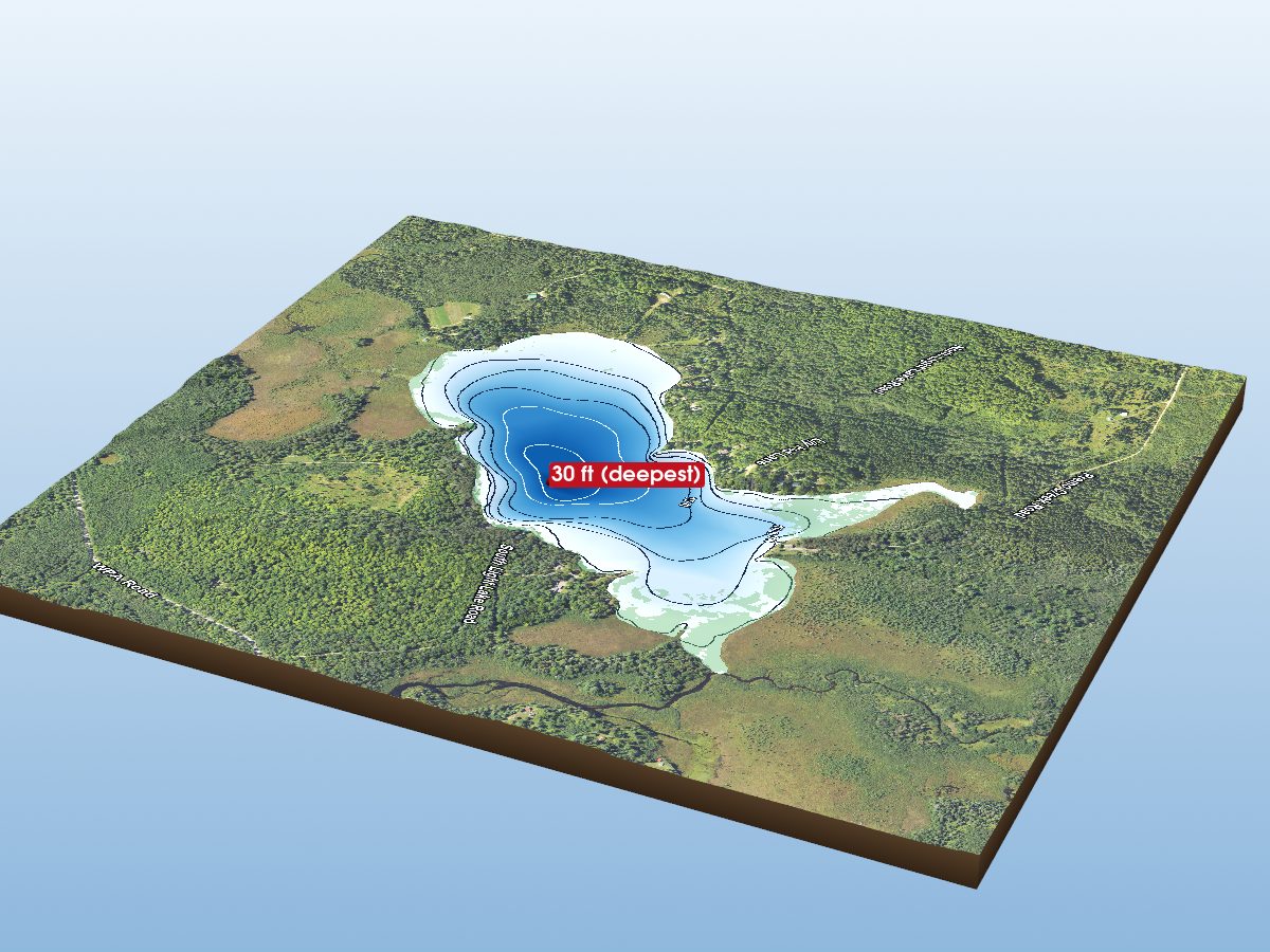 Depth map of Light Lake