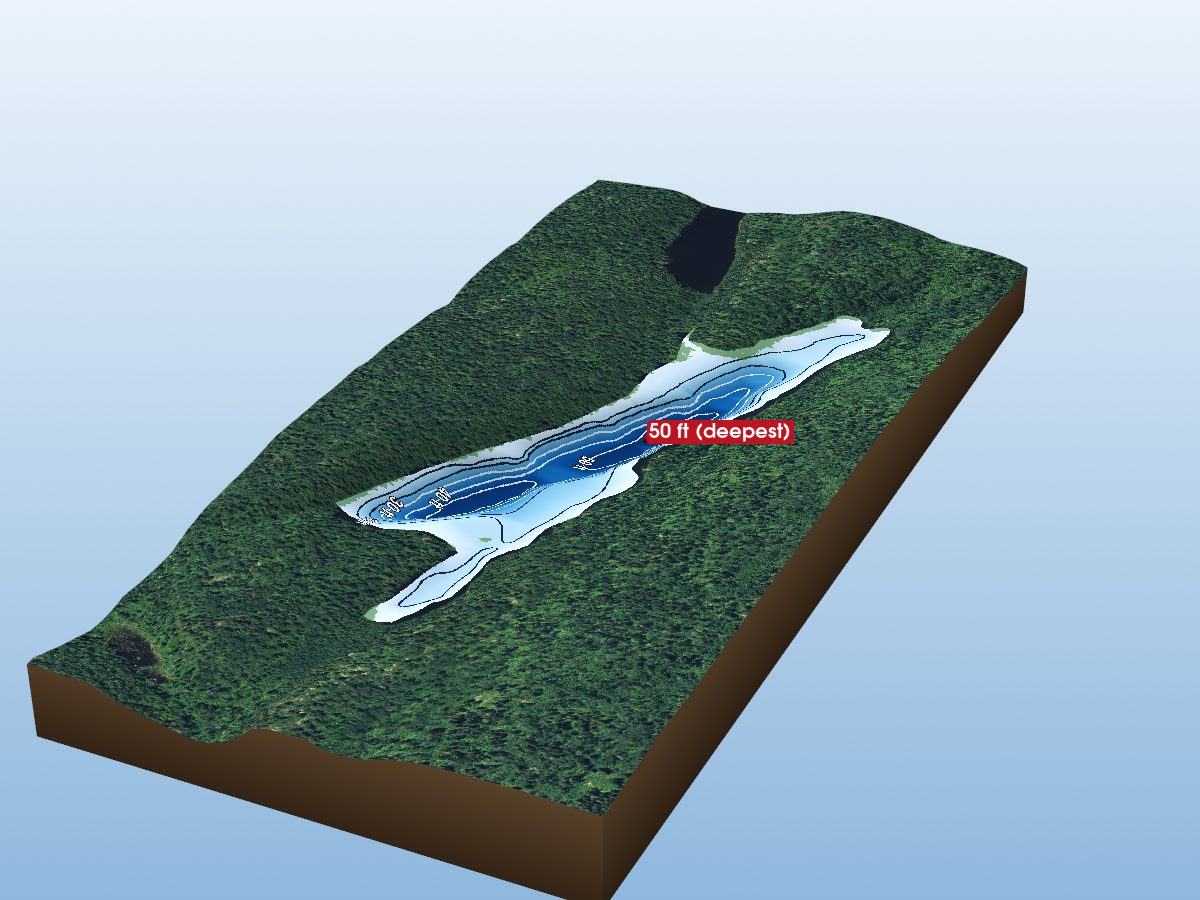 Depth map of Lismore L. 1