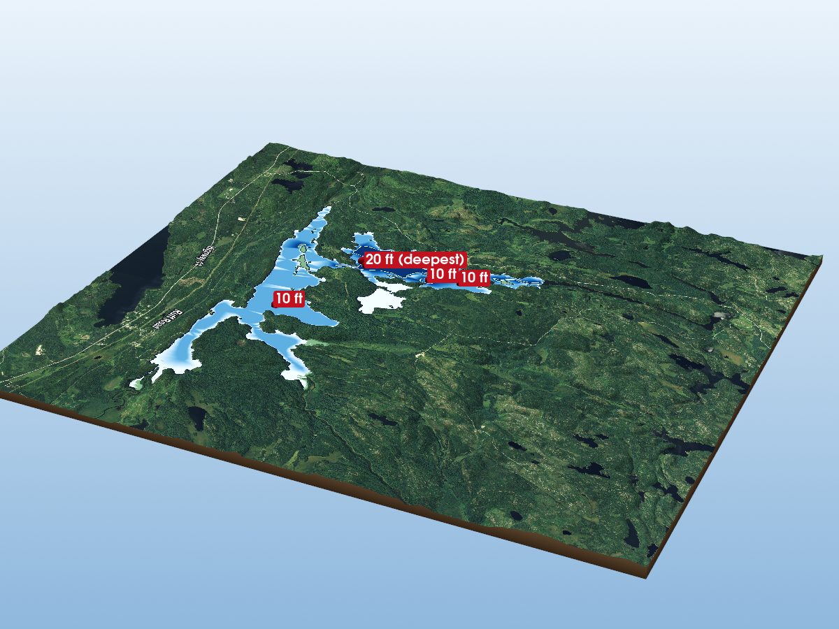 Depth map of Little Turtle L