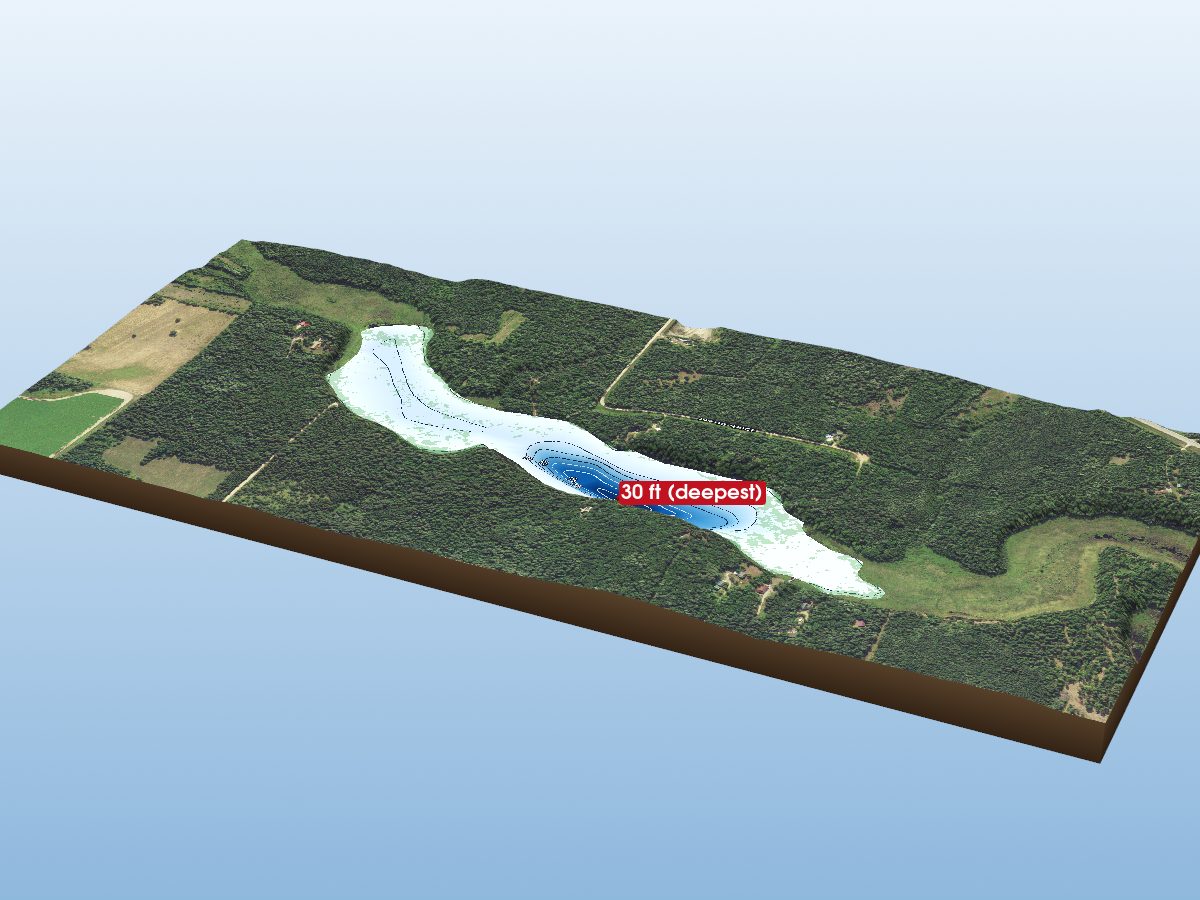 Depth map of Lord Lake