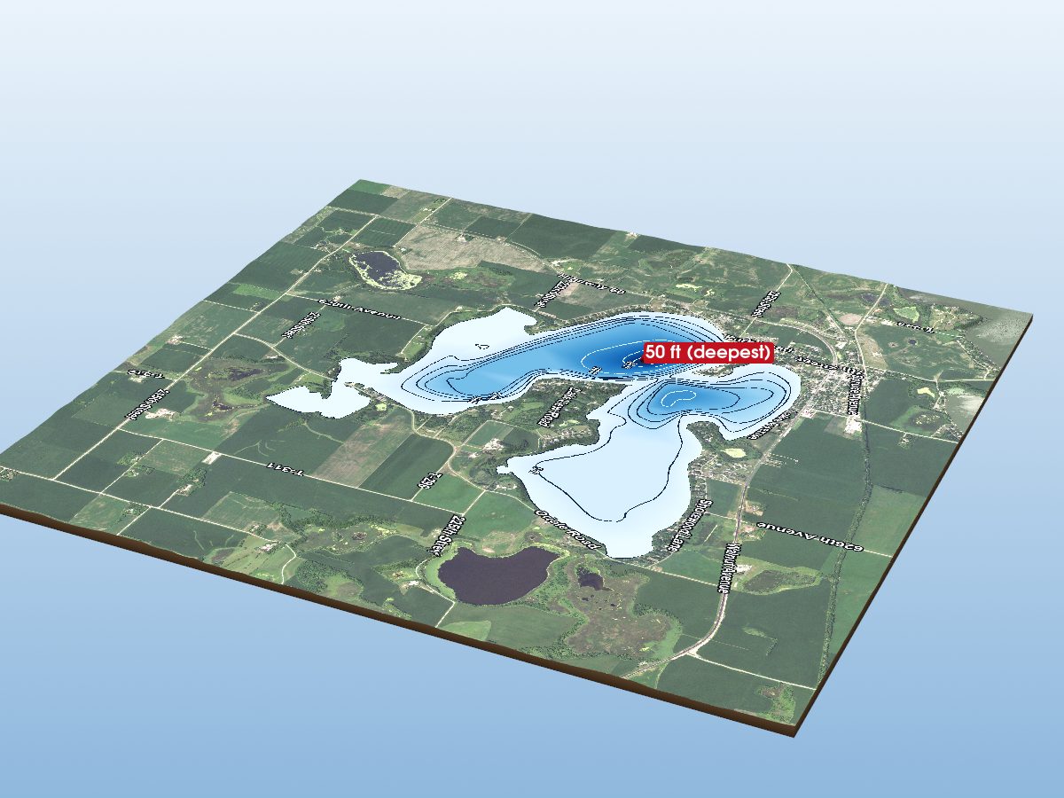 Blue Earth County lakes