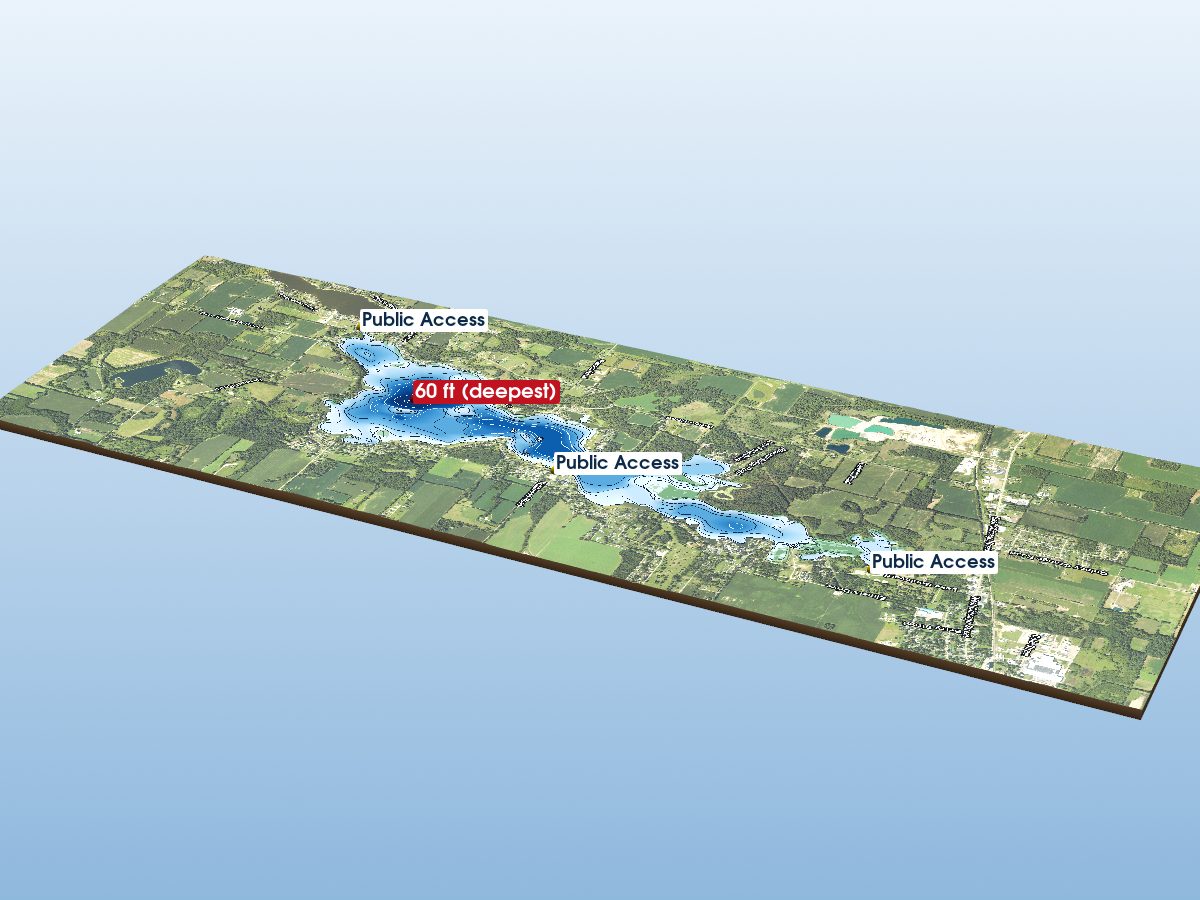 Depth map of Marble Lake