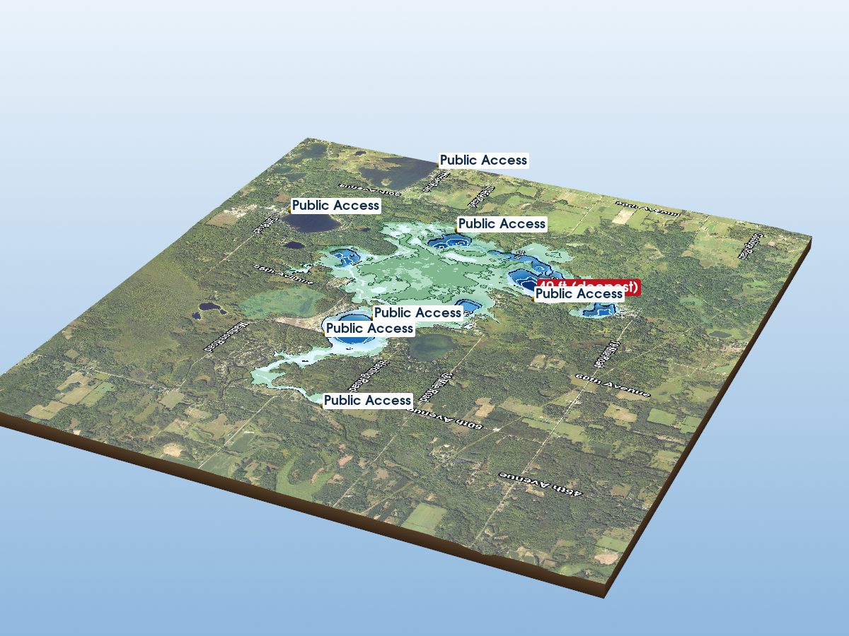 Mecosta County lakes