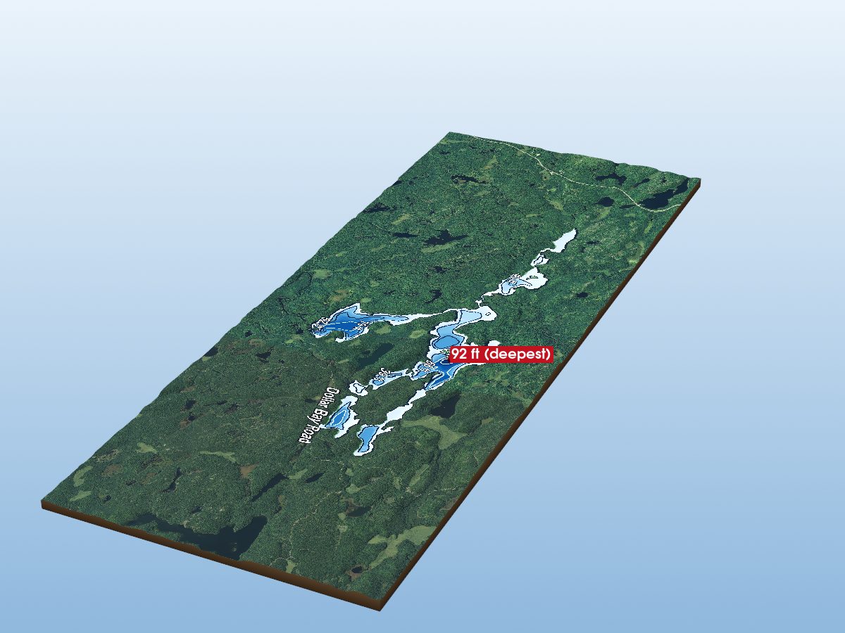 Depth map of McCarthy Lake