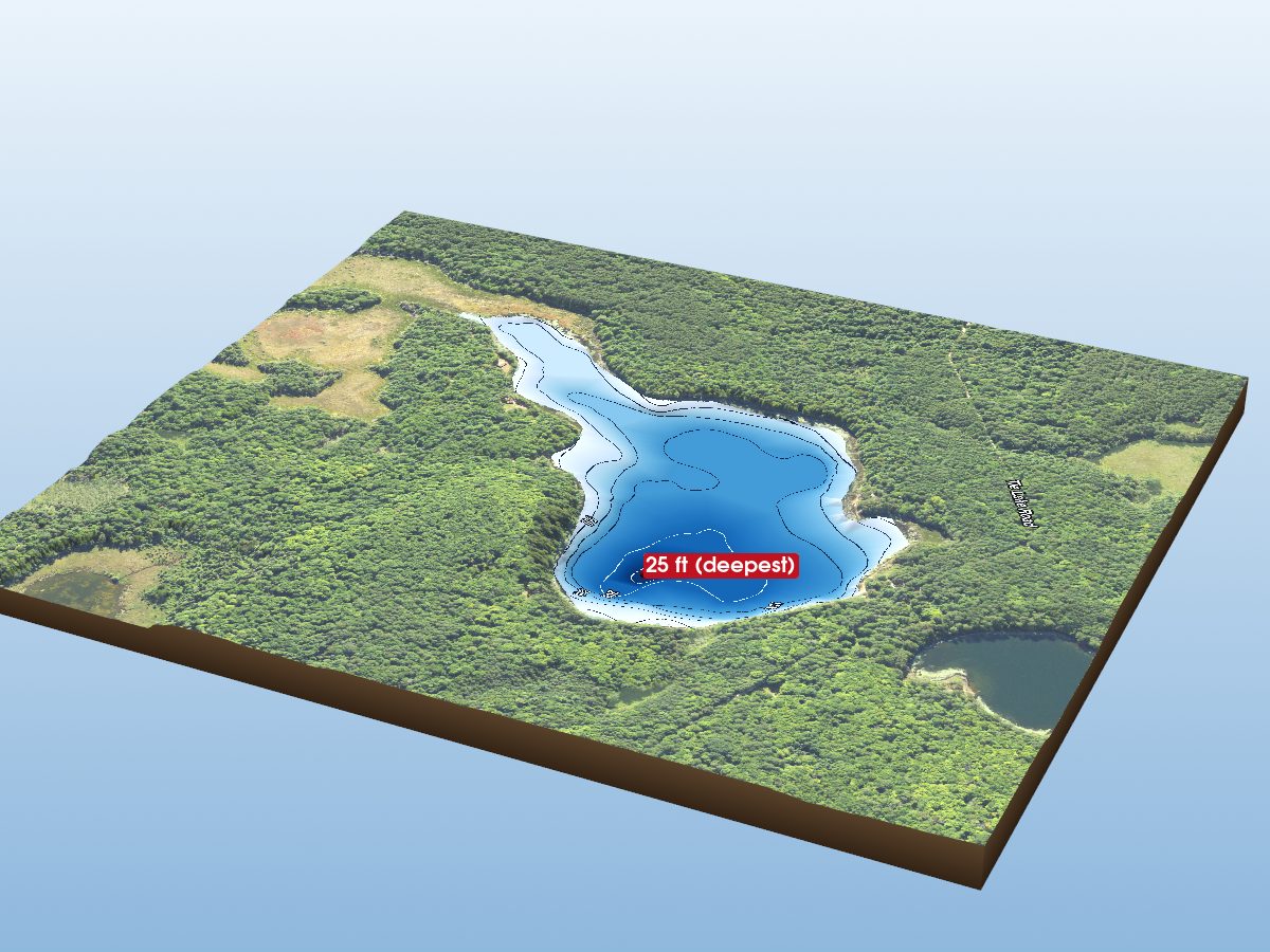 Depth map of McComb Lake