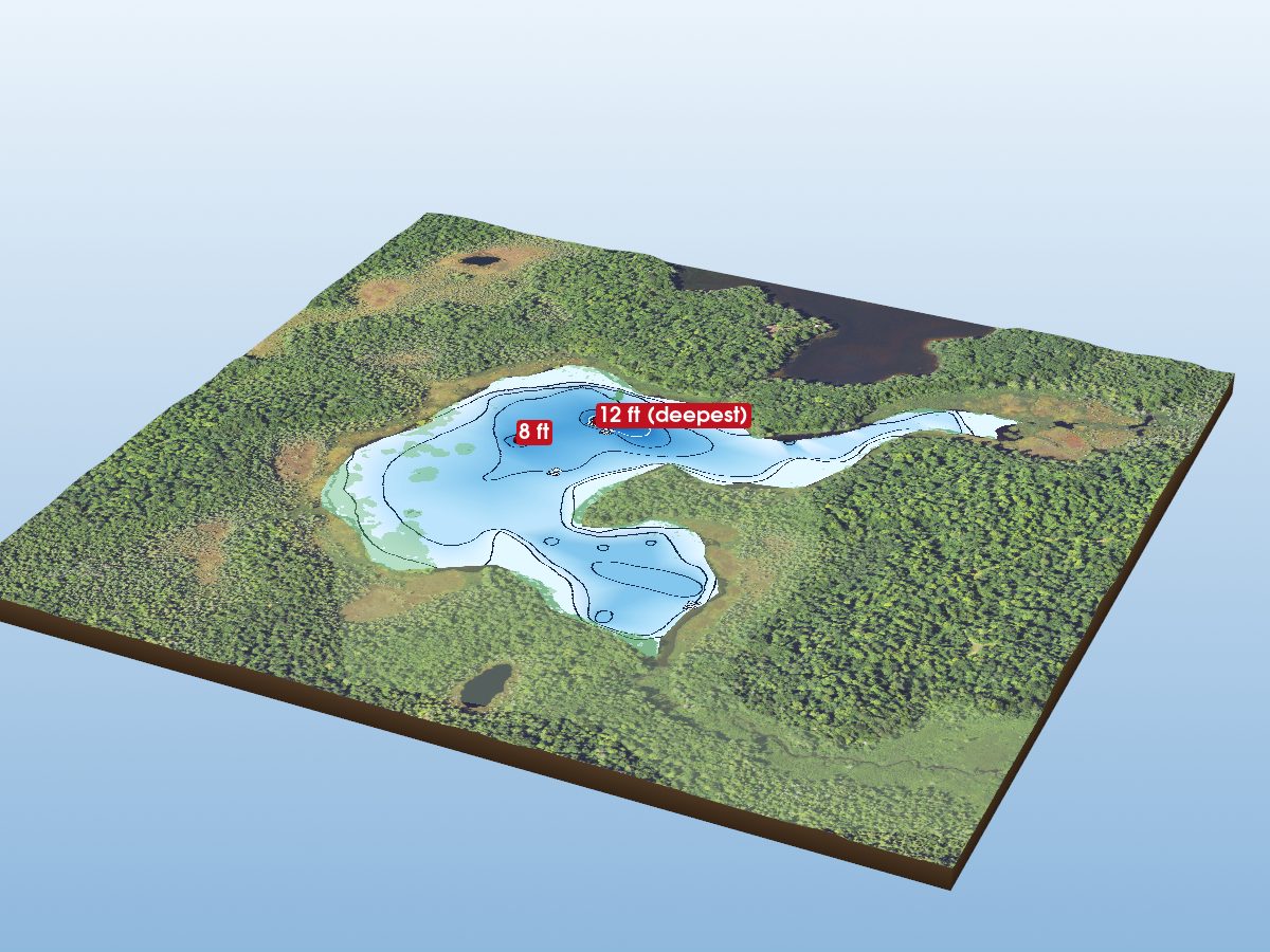 Depth map of McKay Lake