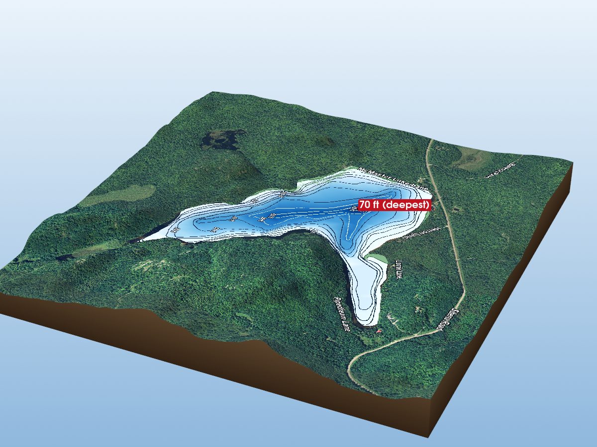 Depth map of McMaster Lake