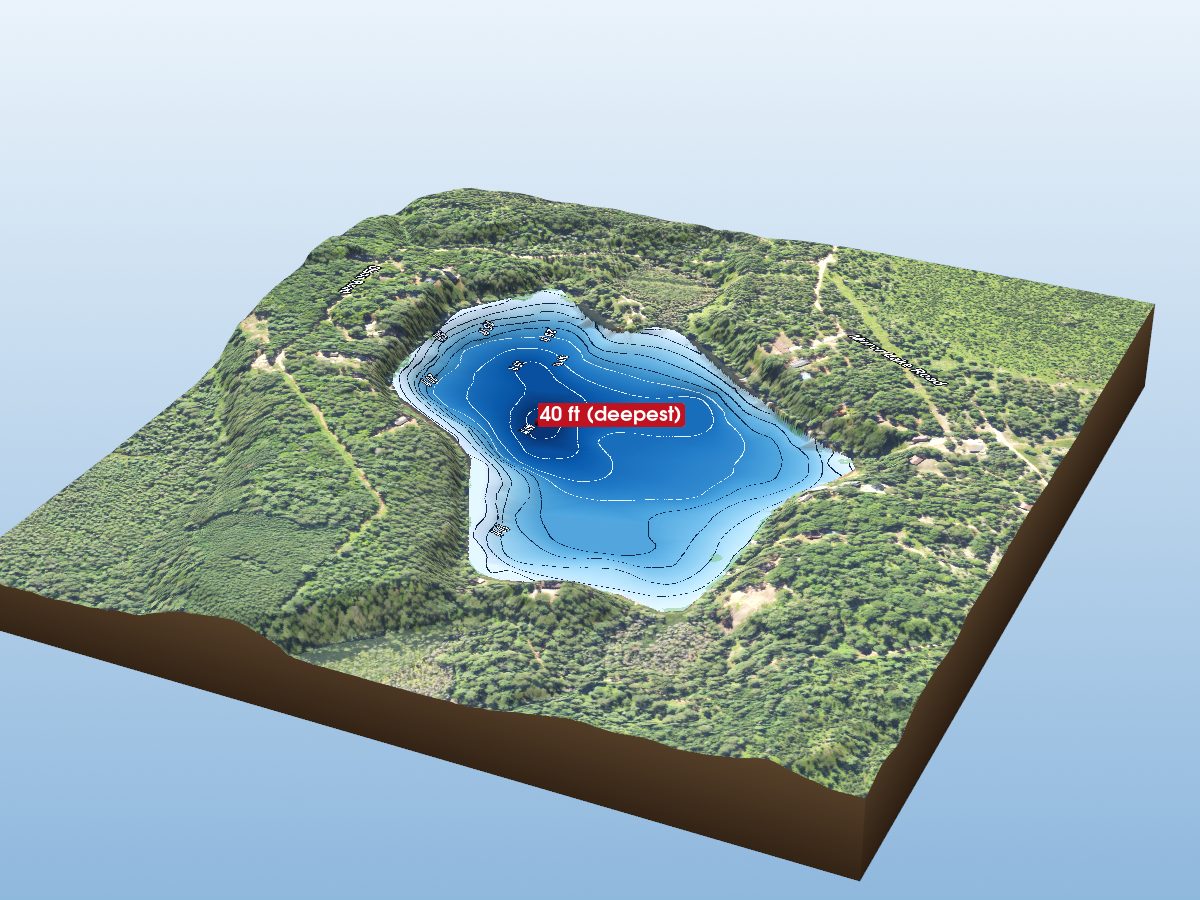 Depth map of Mirror Lake