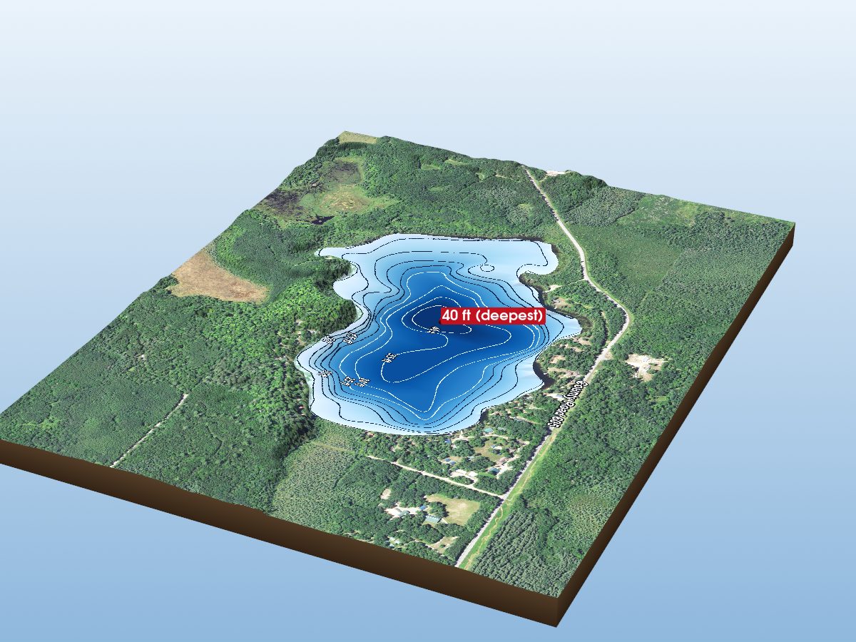 Depth map of Mirror Lake