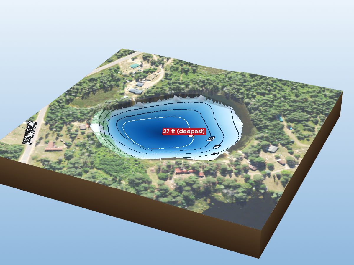 Depth map of Mirror Lake